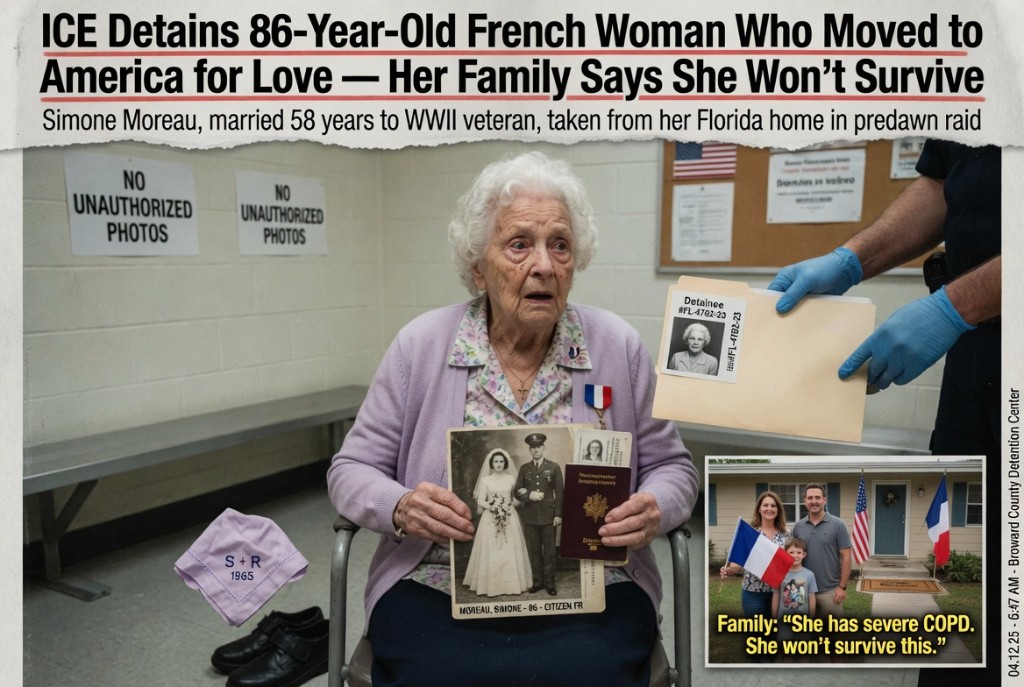 ICE Detains 86-Year-Old French Woman Who Moved to U.S. for Love — Family Begs for Release